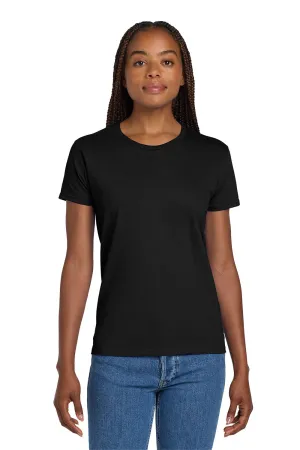 Gildan Womens Ultra Short Sleeve Crewneck T-Shirt - Black  Affordable Clothing Gildan