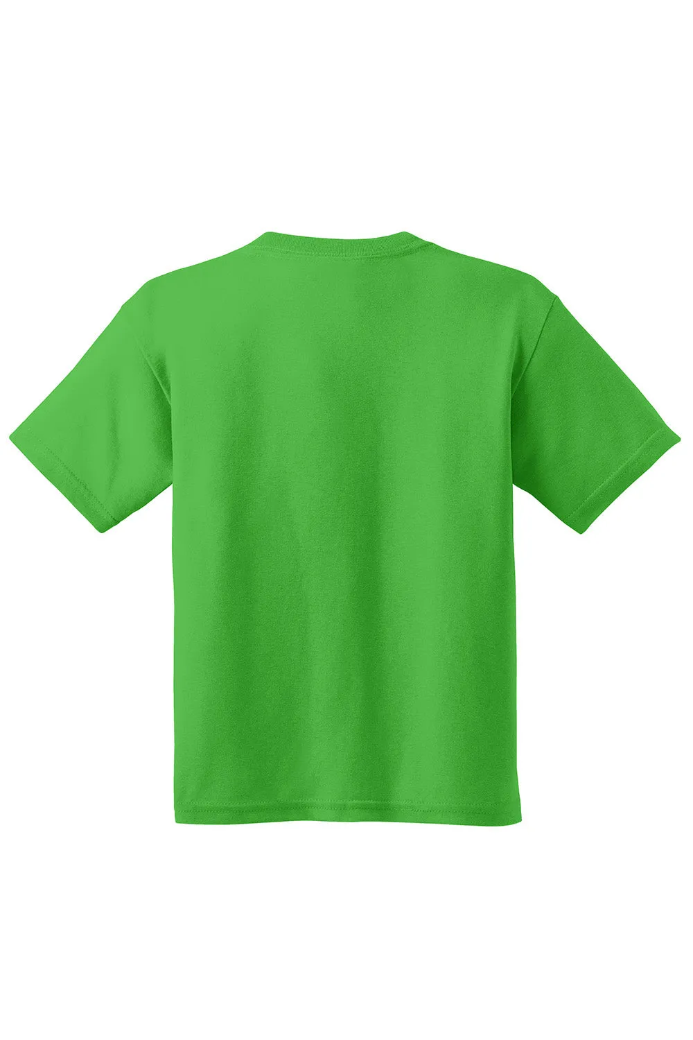 Gildan Youth Short Sleeve Crewneck T-Shirt - Electric Green  Affordable Clothing Gildan
