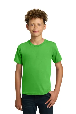 Gildan Youth Short Sleeve Crewneck T-Shirt - Electric Green  Affordable Clothing Gildan