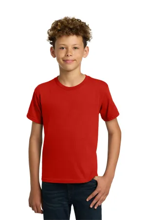 Gildan Youth Short Sleeve Crewneck T-Shirt - Red  Affordable Clothing Gildan