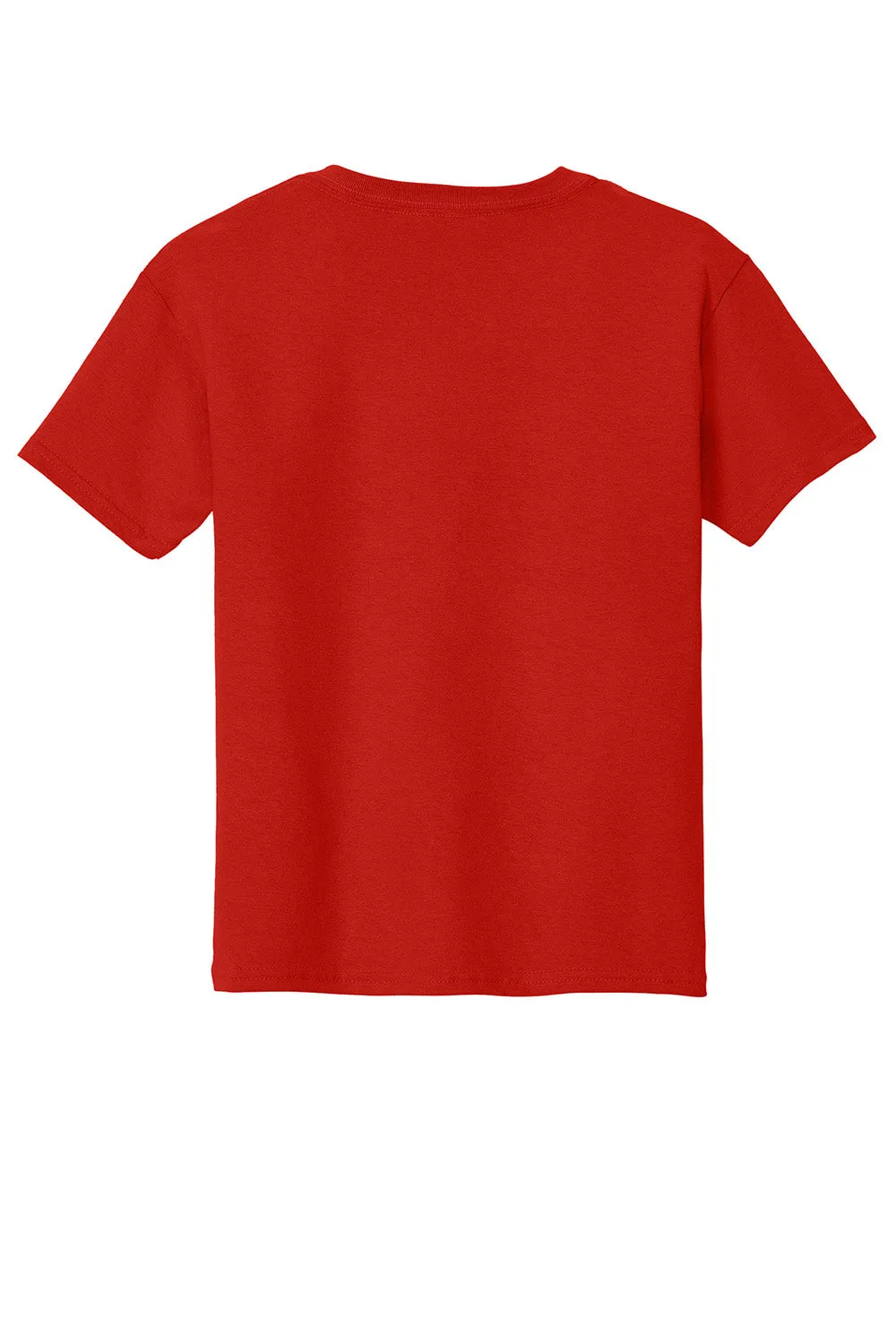 Gildan Youth Short Sleeve Crewneck T-Shirt - Red  Affordable Clothing Gildan