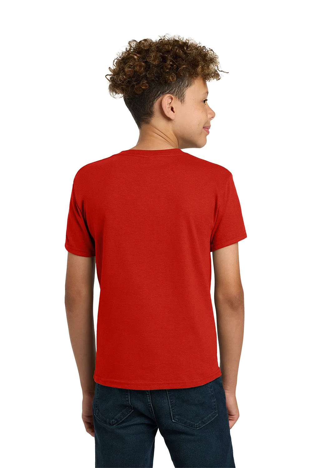 Gildan Youth Short Sleeve Crewneck T-Shirt - Red  Affordable Clothing Gildan