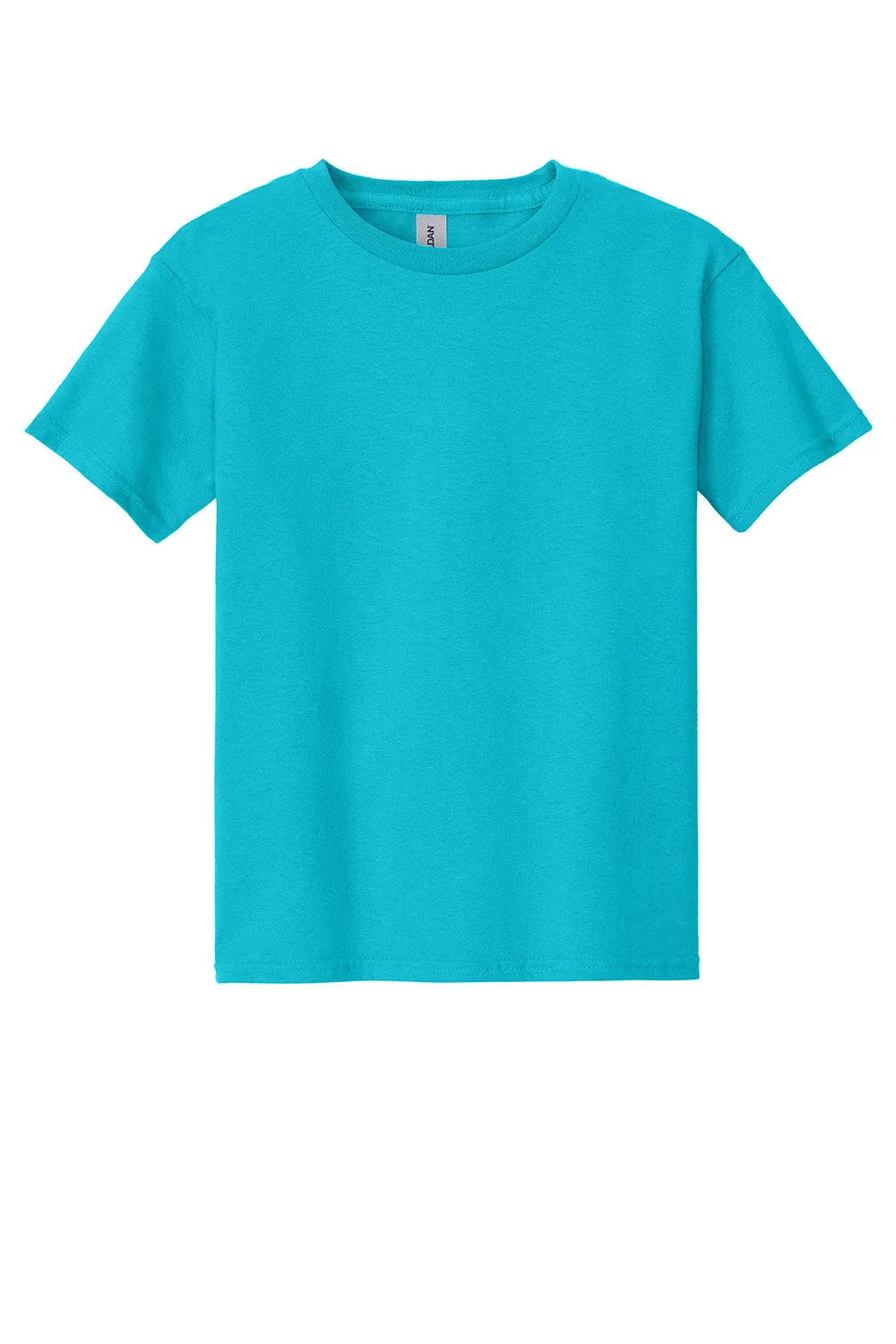 Gildan Youth Short Sleeve Crewneck T-Shirt - Tropical Blue  Affordable Clothing Gildan