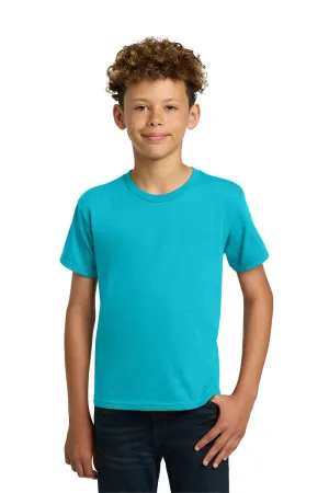 Gildan Youth Short Sleeve Crewneck T-Shirt - Tropical Blue  Affordable Clothing Gildan