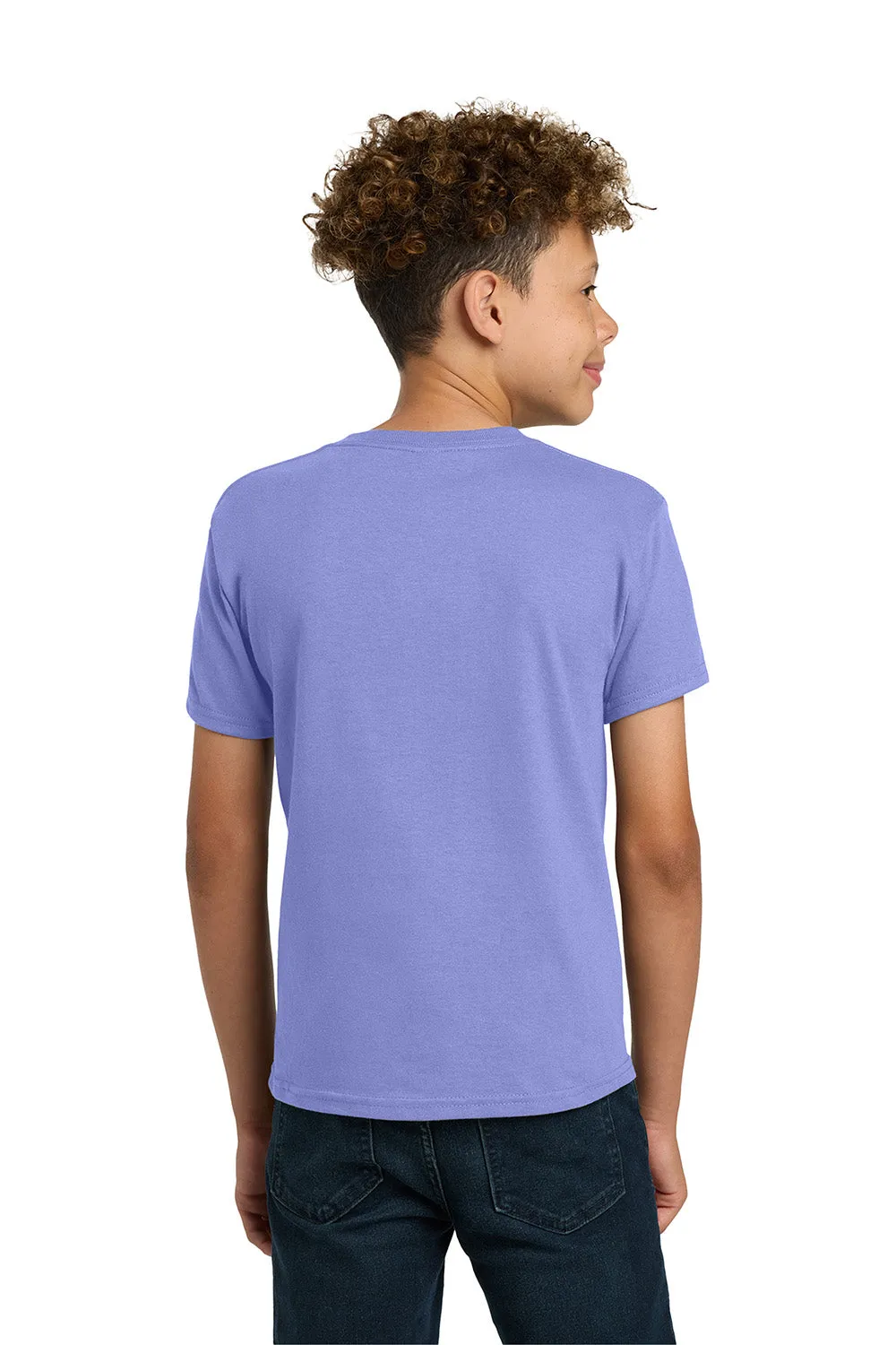 Gildan Youth Short Sleeve Crewneck T-Shirt - Violet Purple  Affordable Clothing Gildan