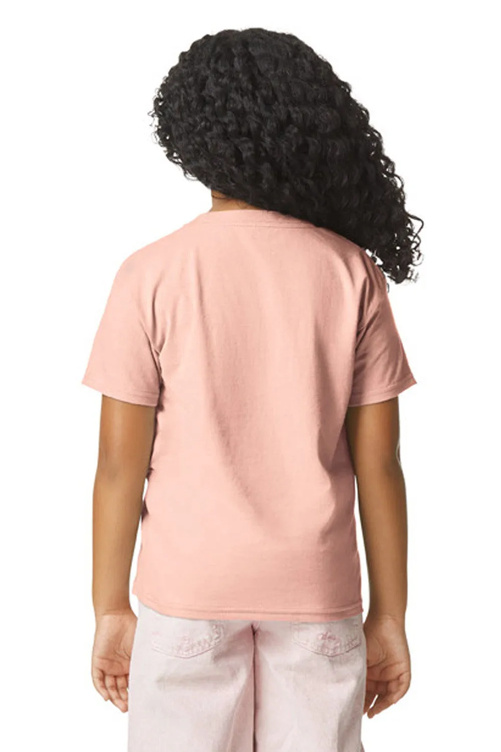 Gildan Youth Softstyle CVC Short Sleeve Crewneck T-Shirt - Dusty Rose Pink  Affordable Clothing Gildan