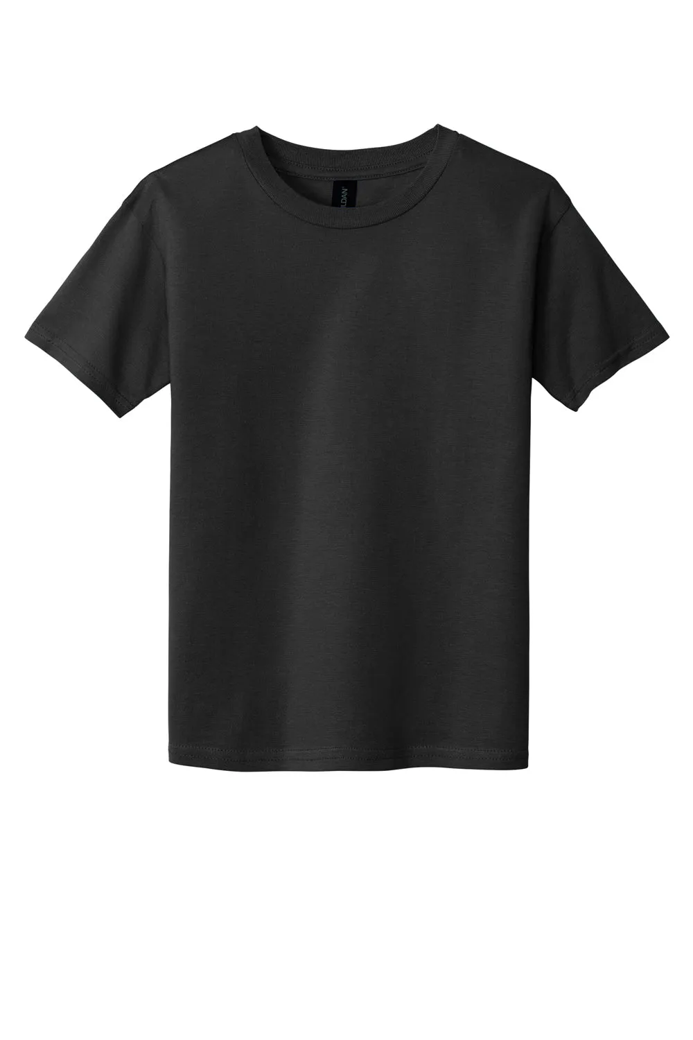 Gildan Youth Softstyle Short Sleeve Crewneck T-Shirt - Black  Affordable Clothing Gildan