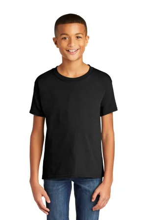 Gildan Youth Softstyle Short Sleeve Crewneck T-Shirt - Black  Affordable Clothing Gildan
