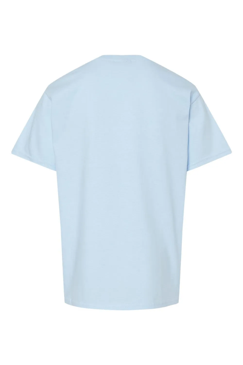 Gildan Youth Softstyle Short Sleeve Crewneck T-Shirt - Light Blue  Affordable Clothing Gildan