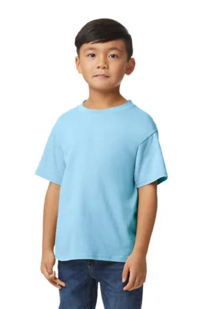 Gildan Youth Softstyle Short Sleeve Crewneck T-Shirt - Light Blue  Affordable Clothing Gildan