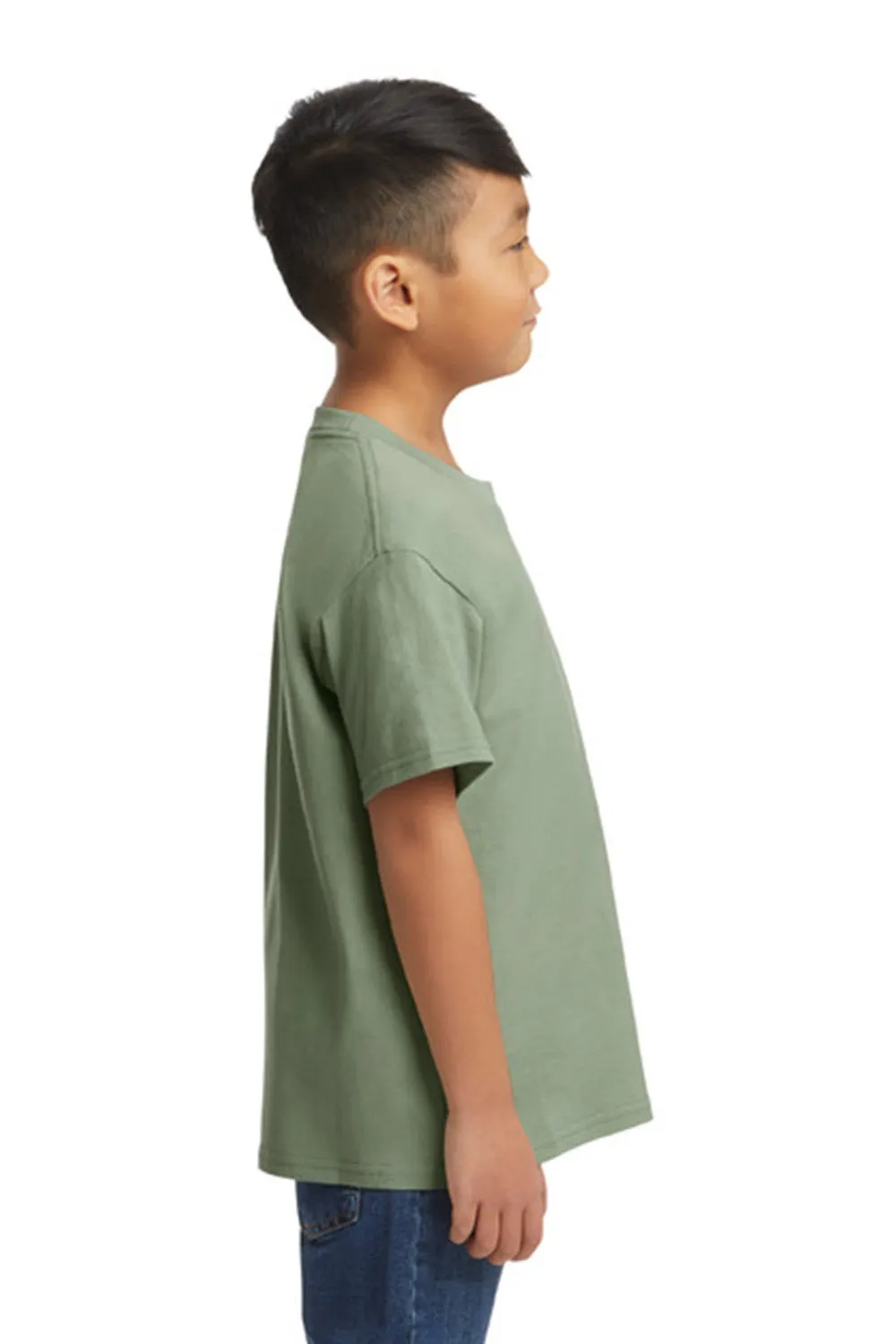 Gildan Youth Softstyle Short Sleeve Crewneck T-Shirt - Sage Green  Affordable Clothing Gildan