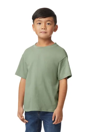 Gildan Youth Softstyle Short Sleeve Crewneck T-Shirt - Sage Green  Affordable Clothing Gildan