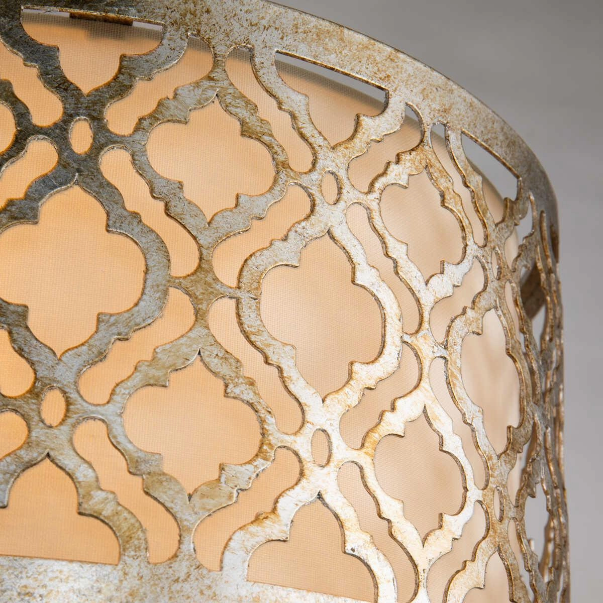 Gilded Nola Arabella 2 Light Gold Flush Ceiling Light