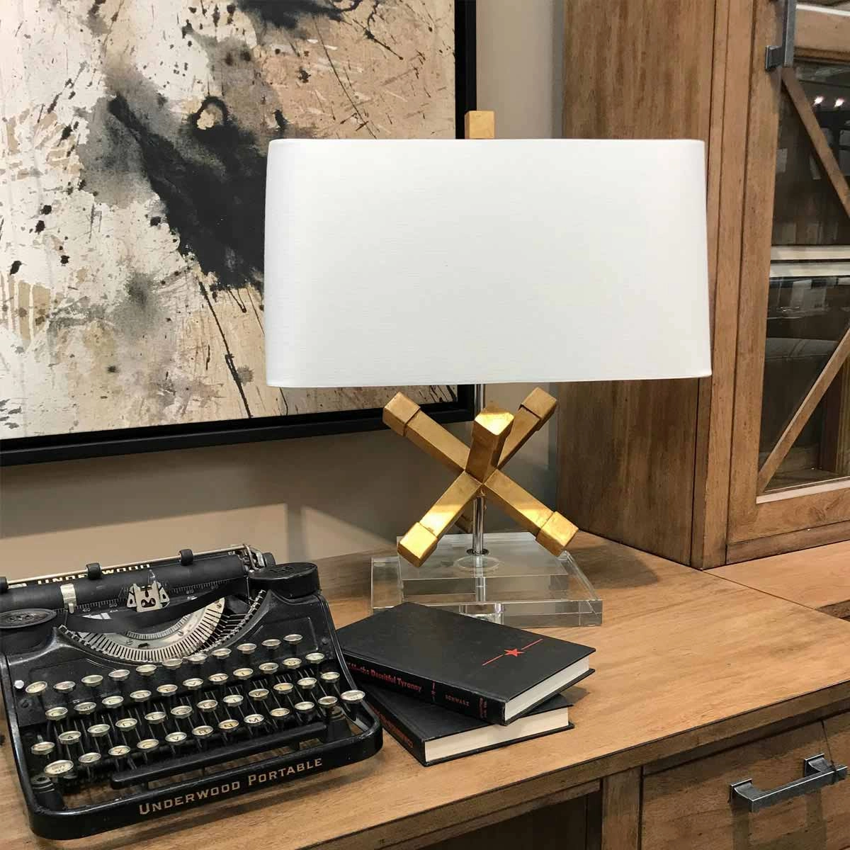 Gilded Nola Jackson Square 1 Light Gold Table Lamp