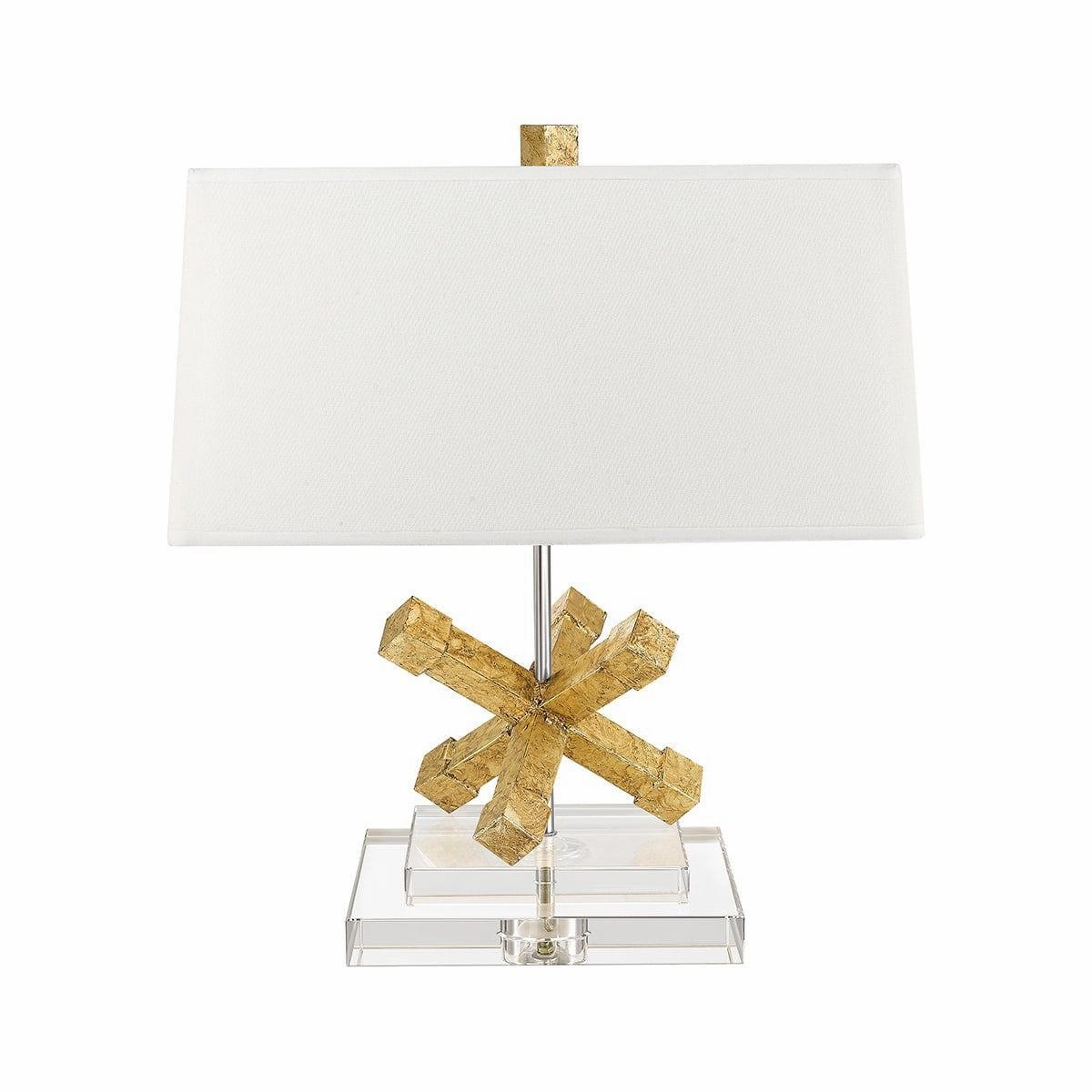 Gilded Nola Jackson Square 1 Light Gold Table Lamp energy-saving LED light