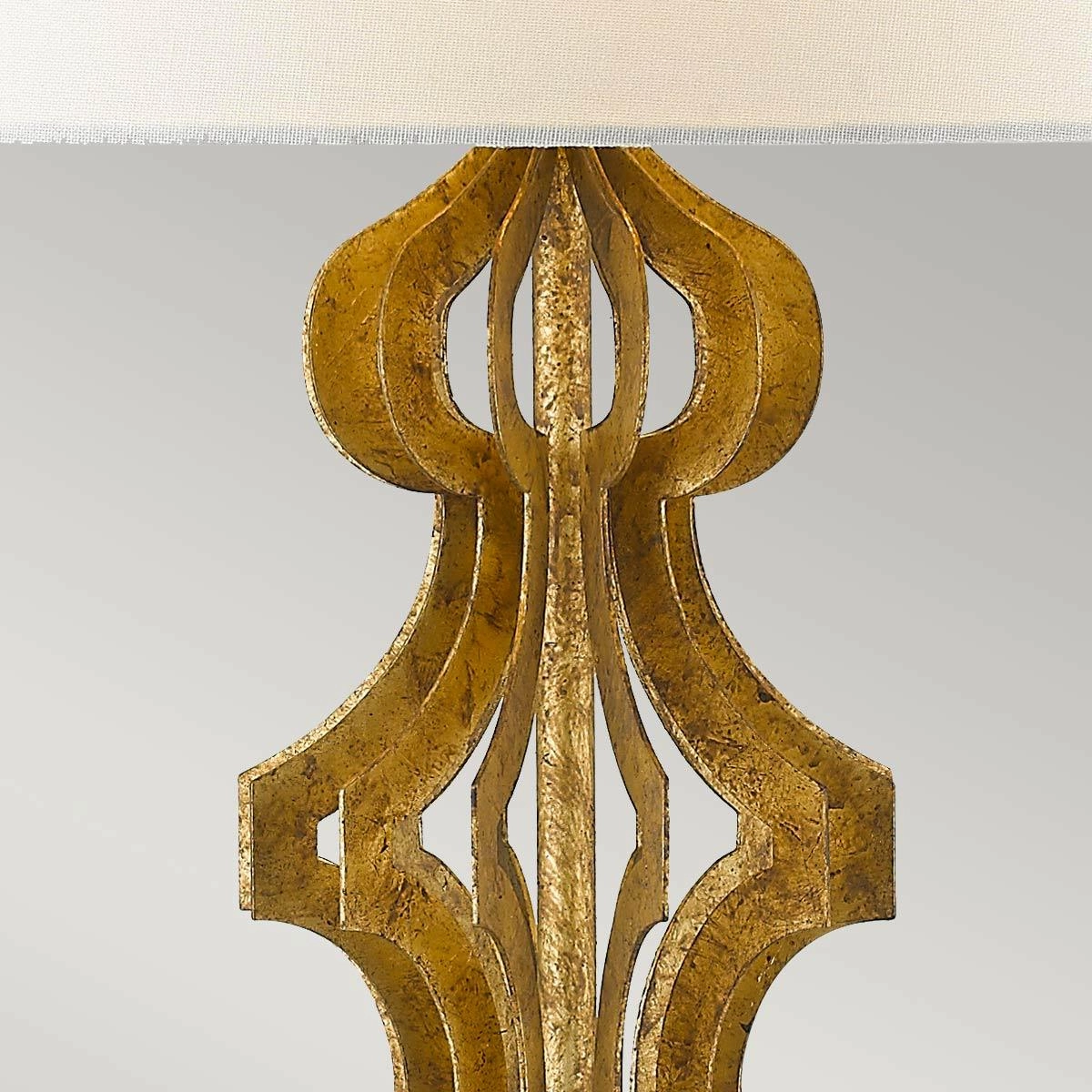 Gilded Nola Octavia 1 Light Table Lamp - Distressed Gold
