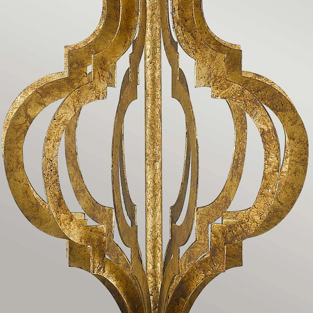 Gilded Nola Octavia 1 Light Table Lamp - Distressed Gold