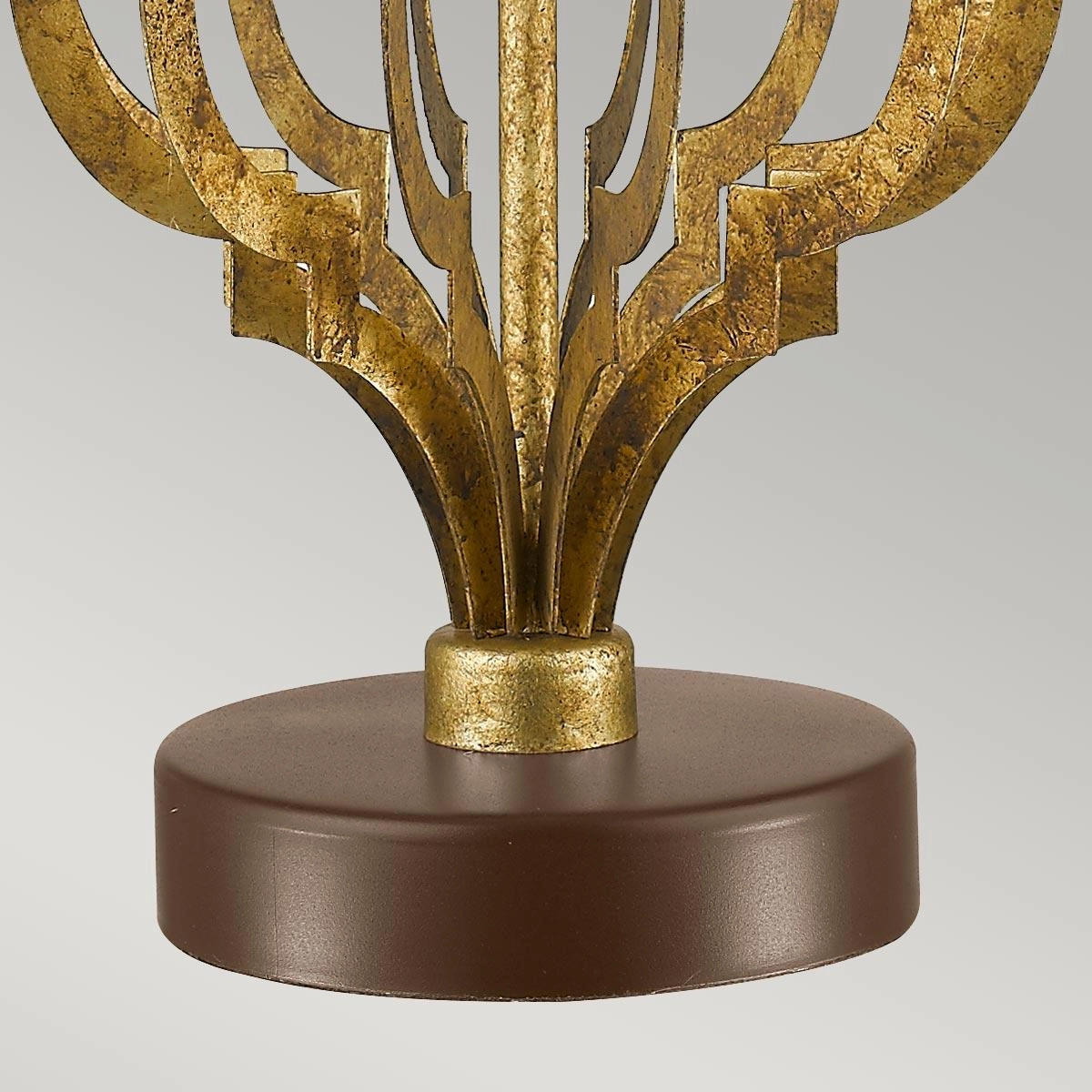 Gilded Nola Octavia 1 Light Table Lamp - Distressed Gold