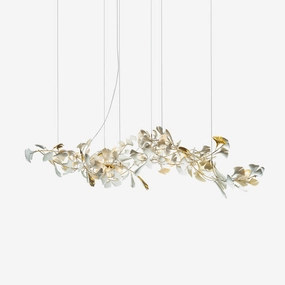 Gingko Leaves Chandelier minimalist reading light
