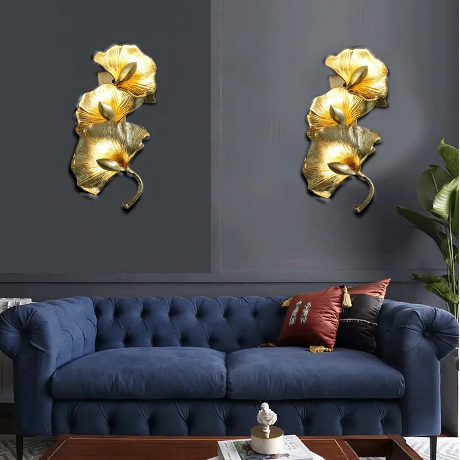 Ginkgo Leaf Wall Lamp