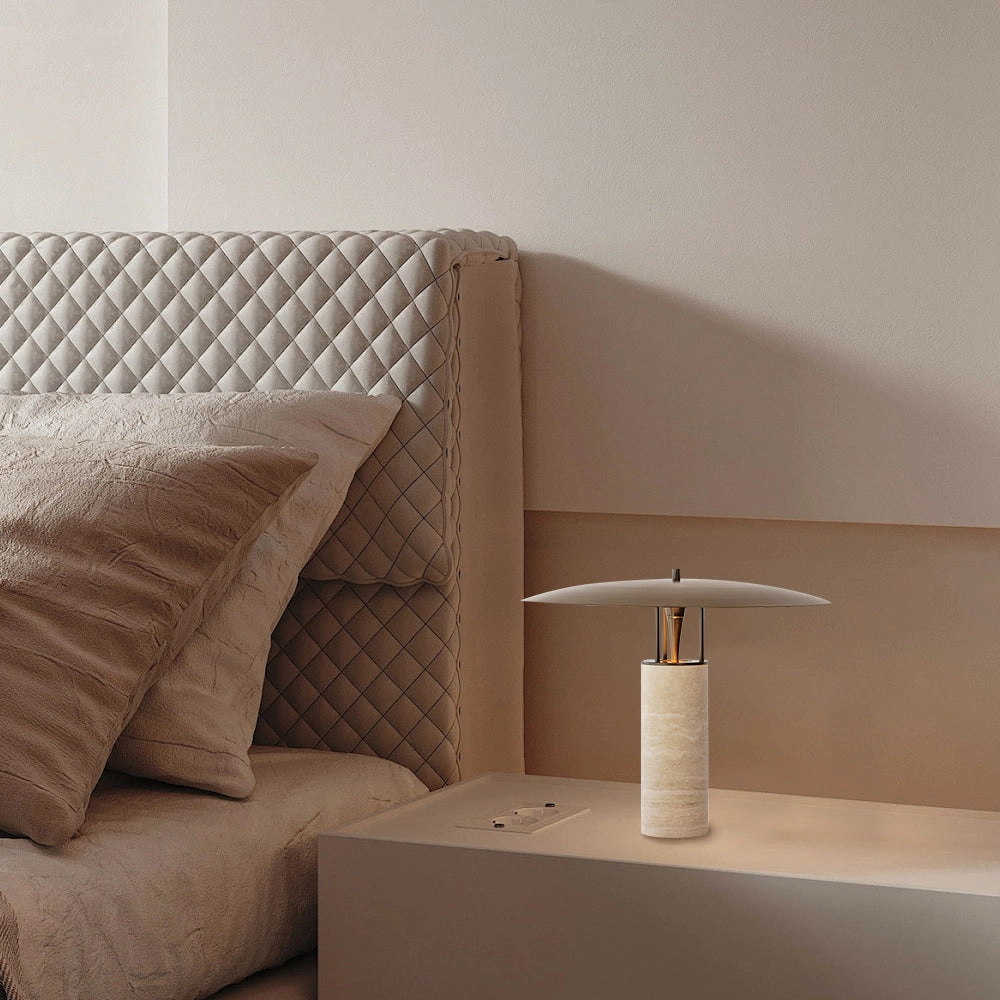 Gioe Travertine Table Lamp