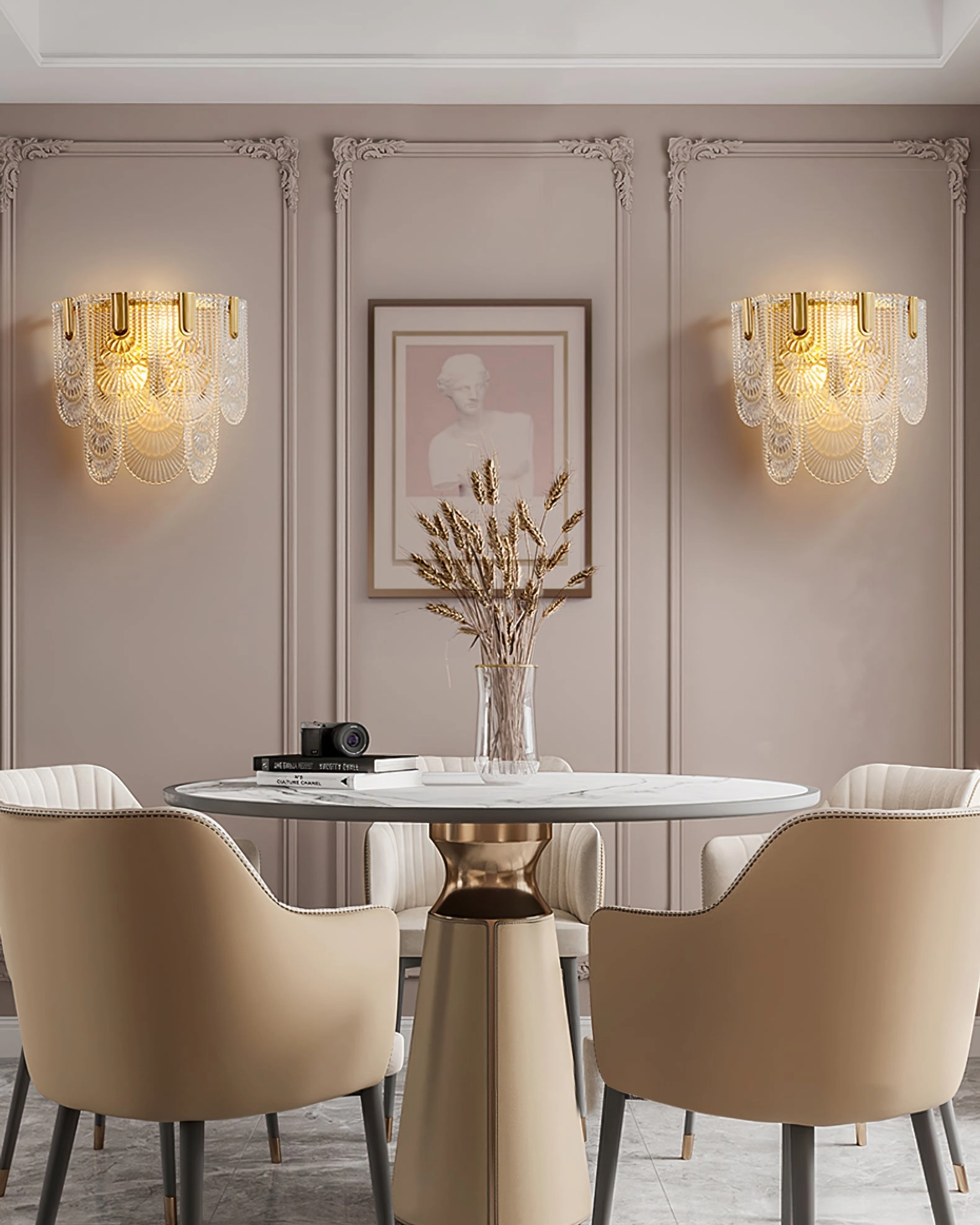 Giulia Brass Wall Lamp