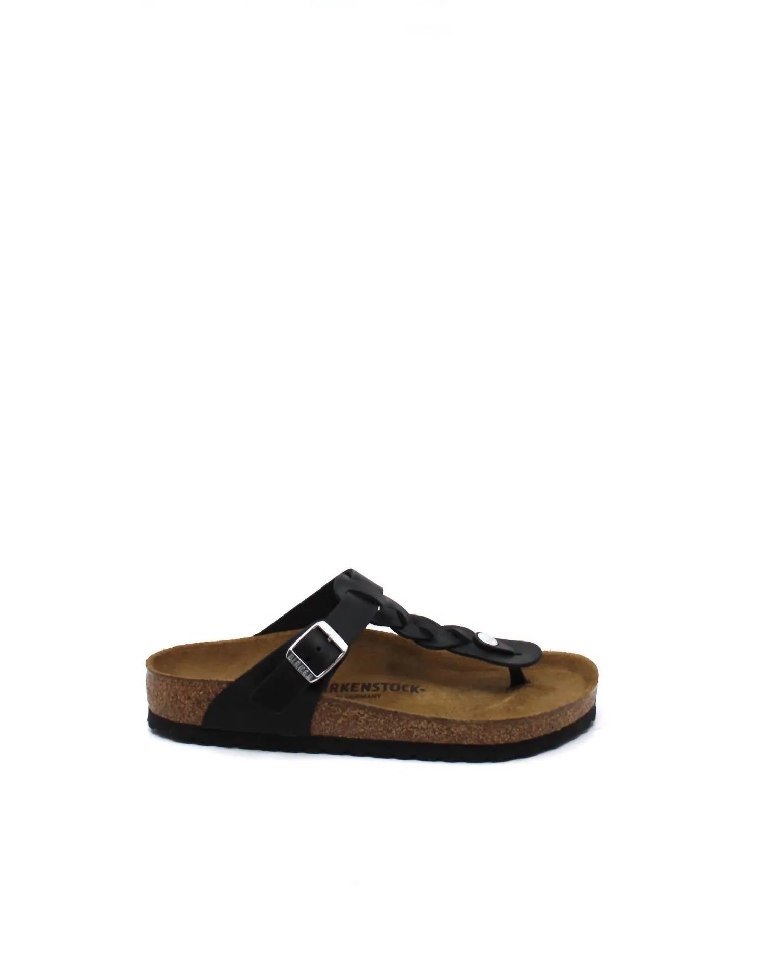 Gizeh Braid Sandal In Black