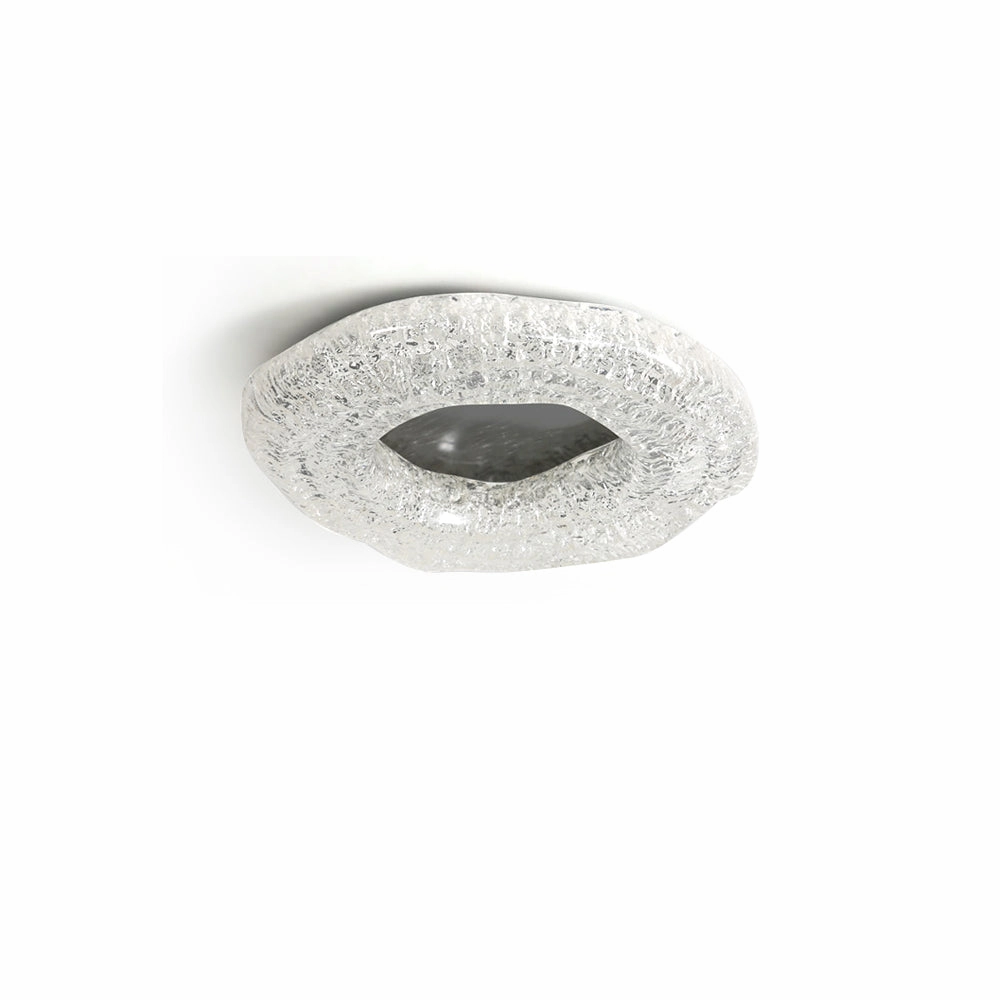 Glacial Pattern Resin Ceiling Light recessed ceiling spot lamp