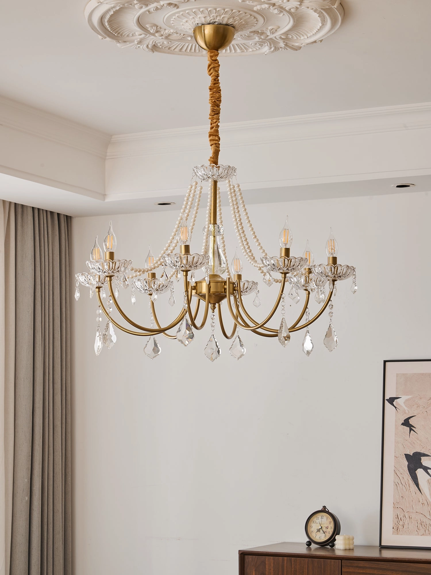 Glamour Pearl Chandelier