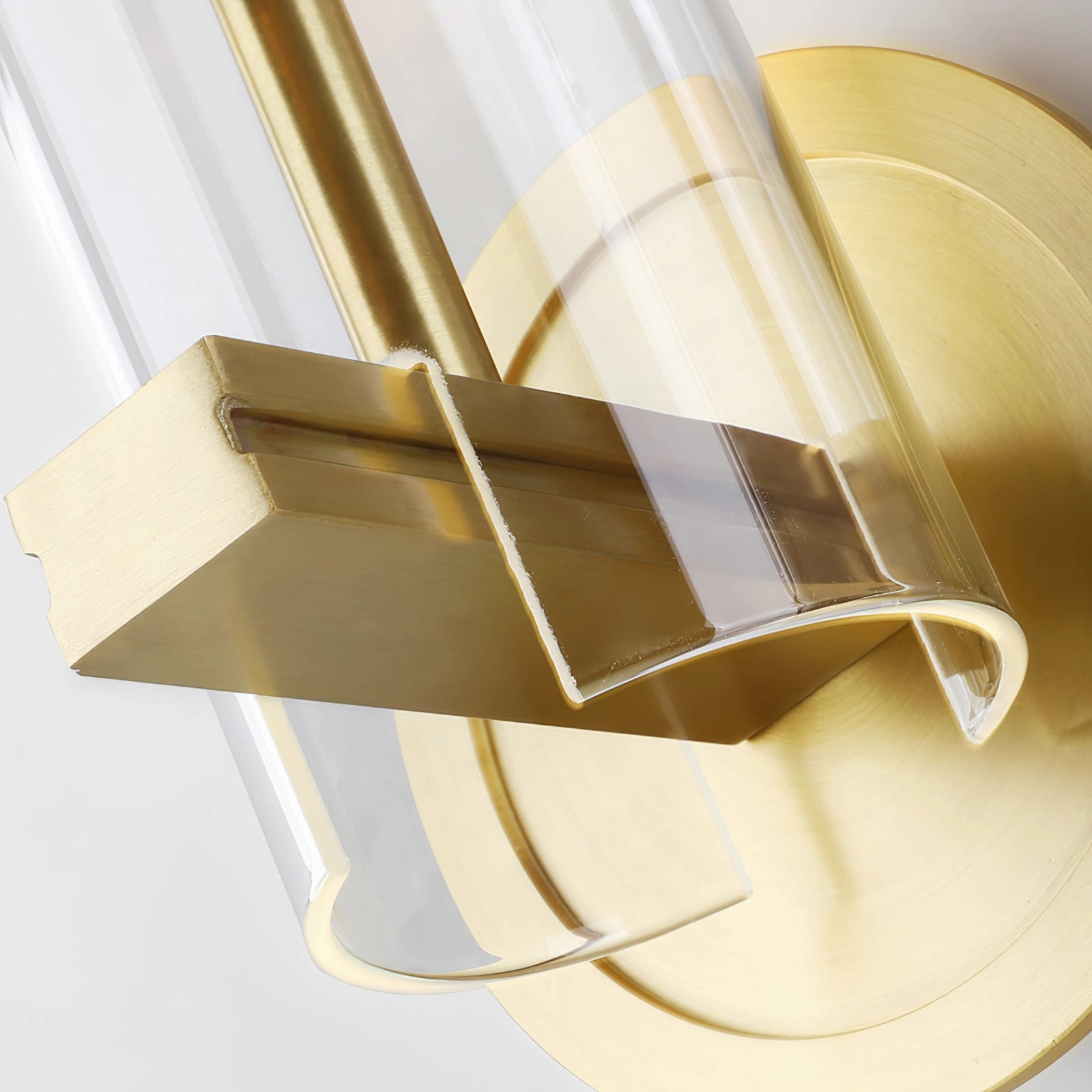 Glass Candlestick Wall Lamp