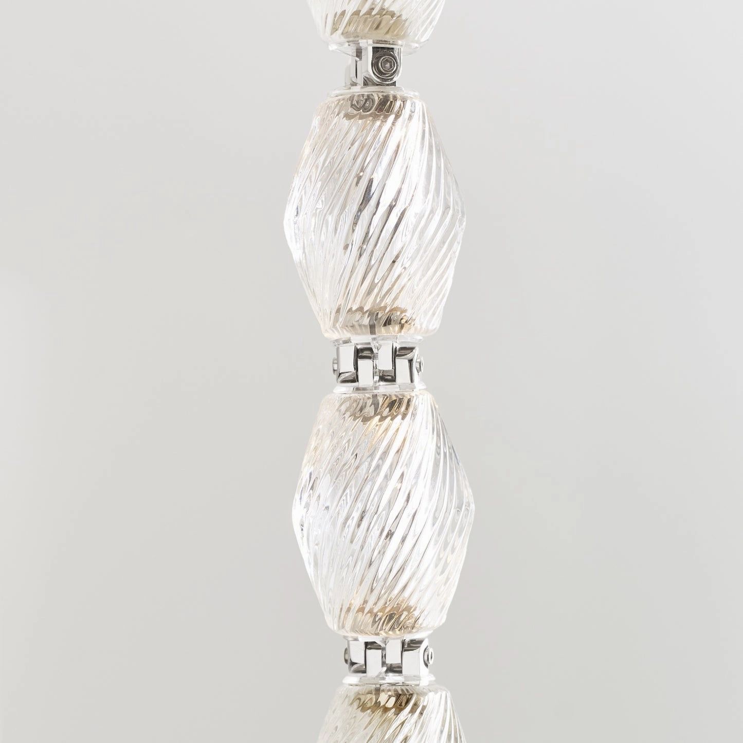Glass Chain Chandelier