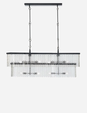 Gleason Linear Chandelier modern floor lamp