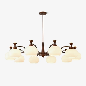 Globe Spotlight Chandelier minimalist reading light