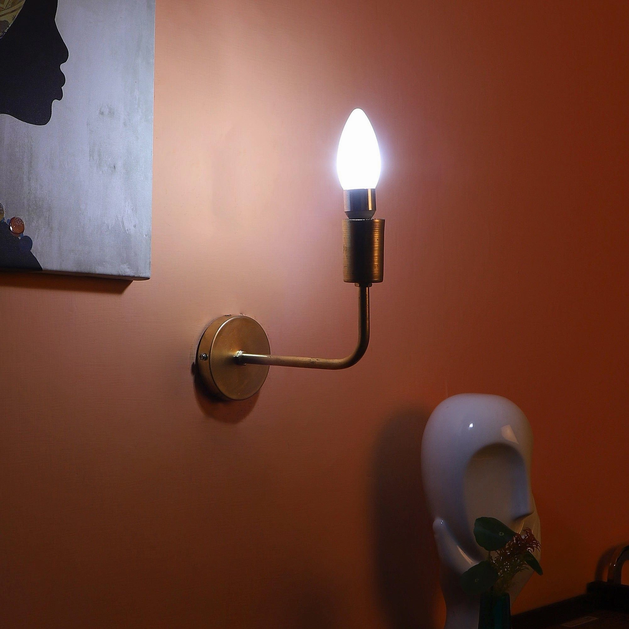 Gold Iron Wall Lights