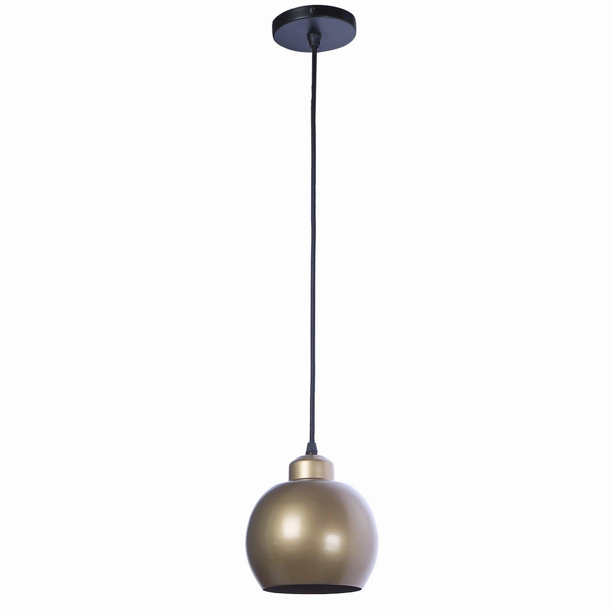 Gold Metal Hanging Light by SS Lightings