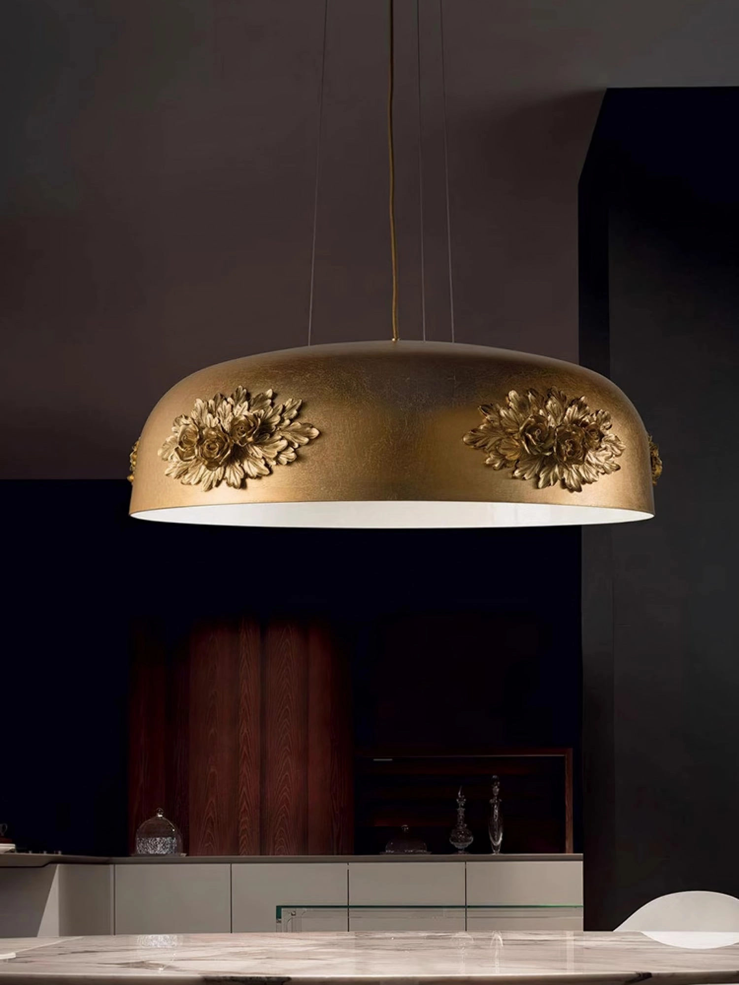 Gold Tuzzi Pendant Light