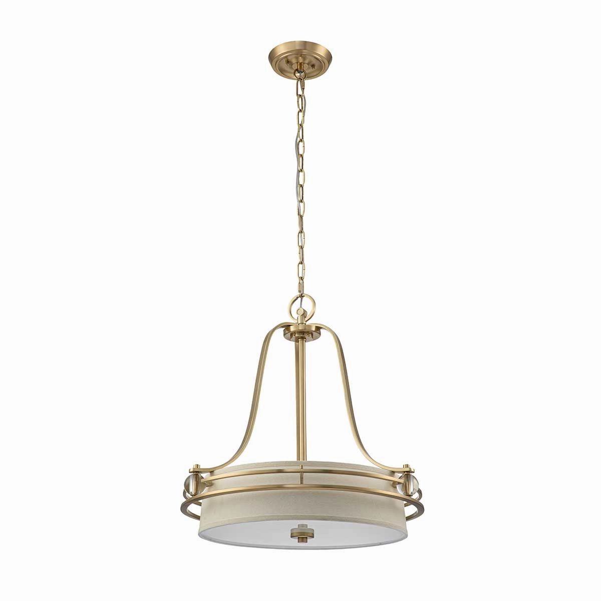 Gotham Brass Living Room Ceiling Pendant Light