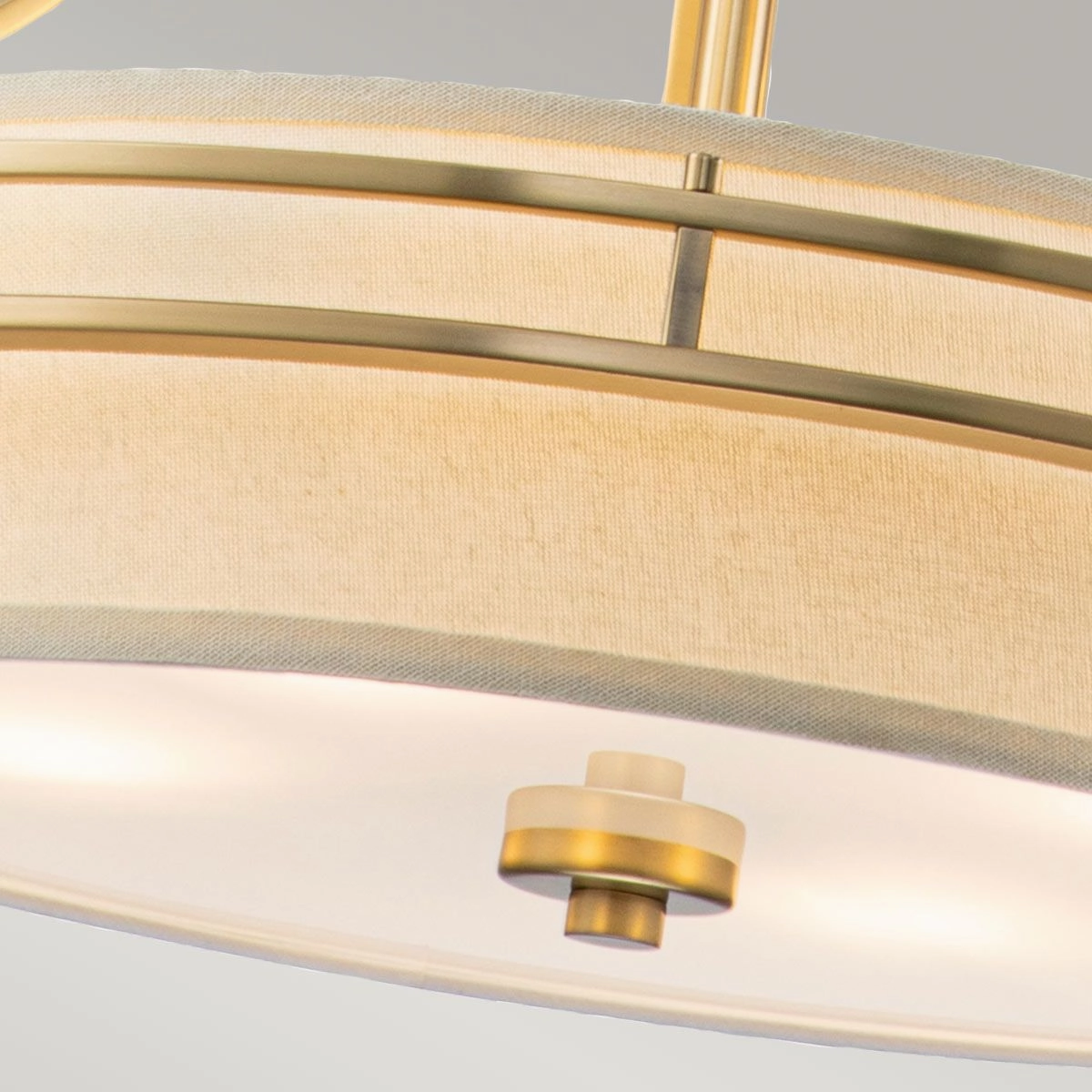 Gotham Brass Living Room Ceiling Pendant Light