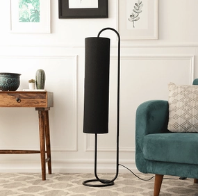 Graceful Full Black  Curve Plant Stand decorative ceiling fixture