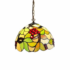 Grapes Medium Tiffany Pendant Ceiling Light recessed ceiling spot lamp