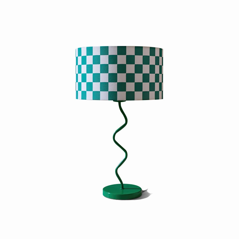 Green Chessboard Table Light