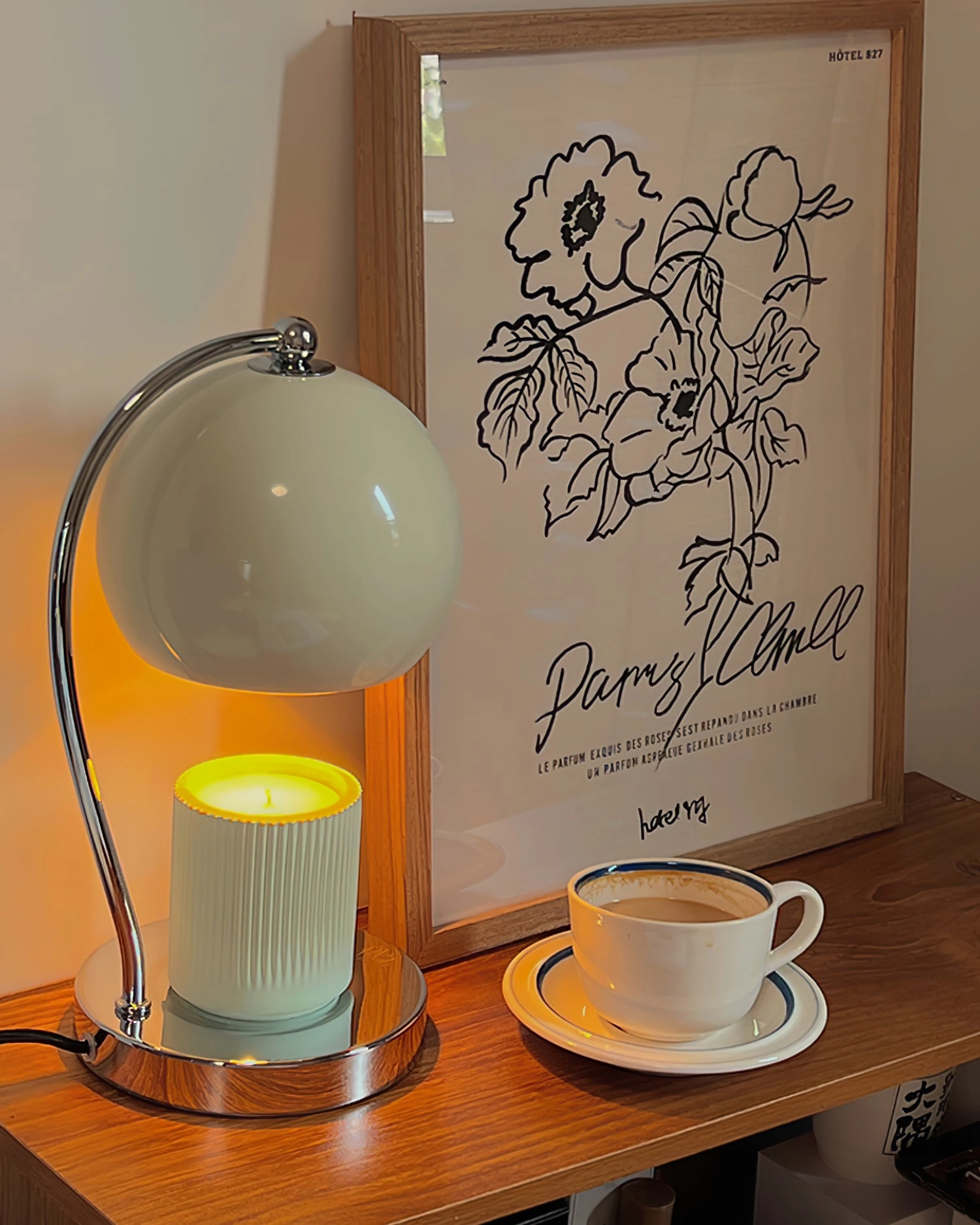 Grfit Candle Table Lamp