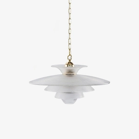 Grid Glass Pendant Light round ceiling light