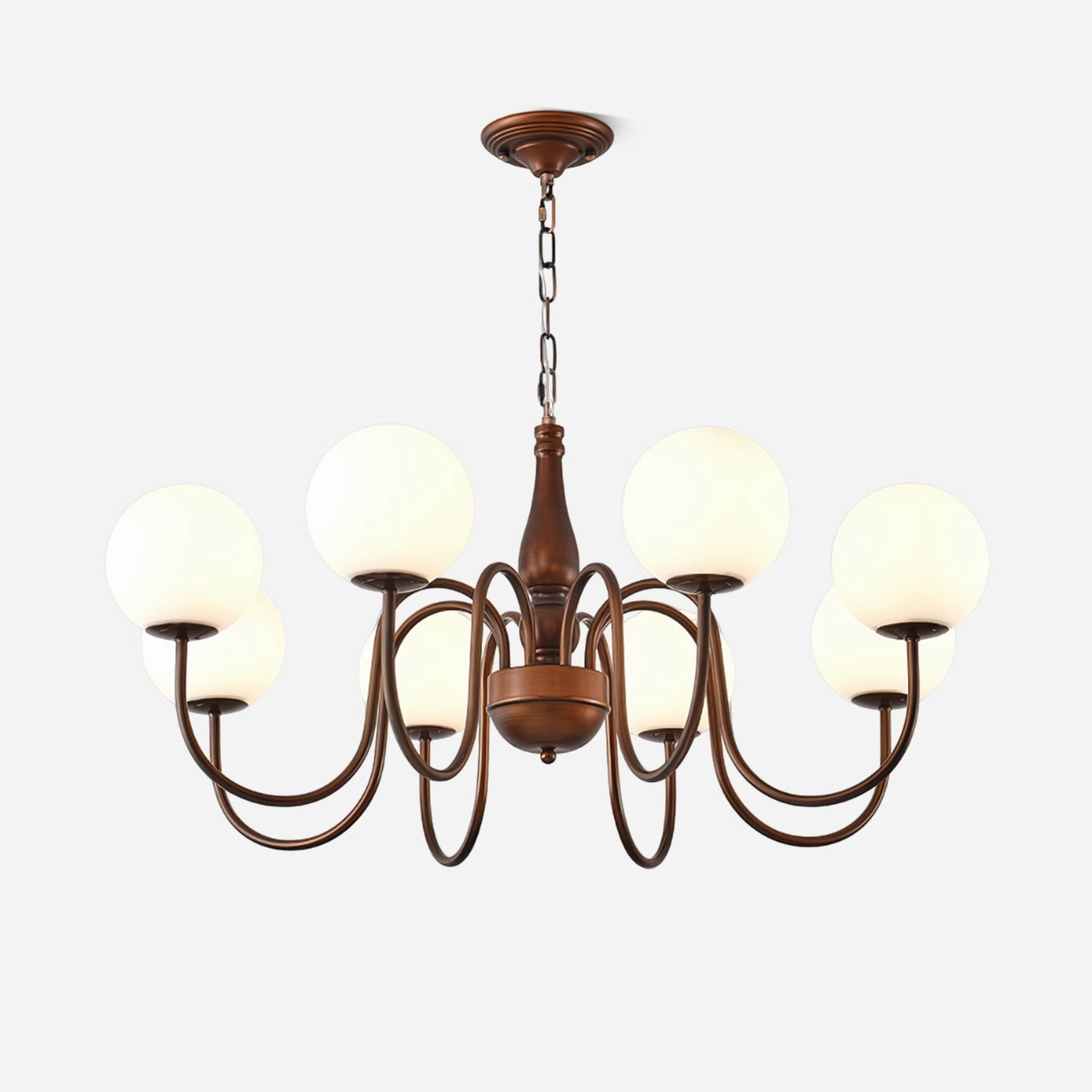 Grove Balls Chandelier minimalist reading light