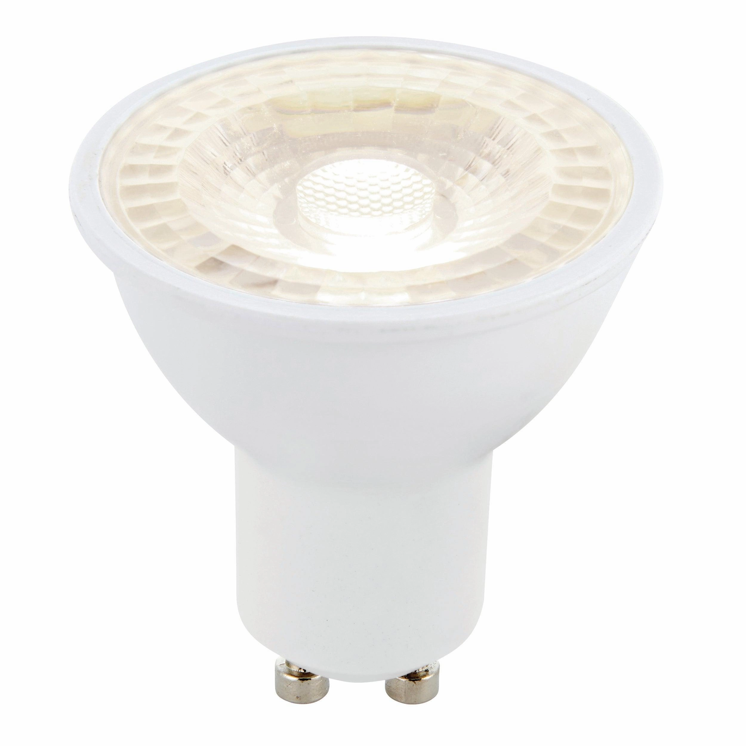 GU10 LED Dimmable Lamp Bulb 38 Degree Beam Angle 6W - Cool White contemporary ceiling fixture