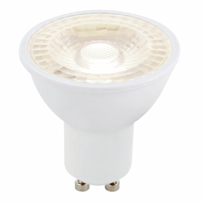 GU10 LED Dimmable Lamp Bulb 38 Degree Beam Angle 6W - Cool White contemporary ceiling fixture