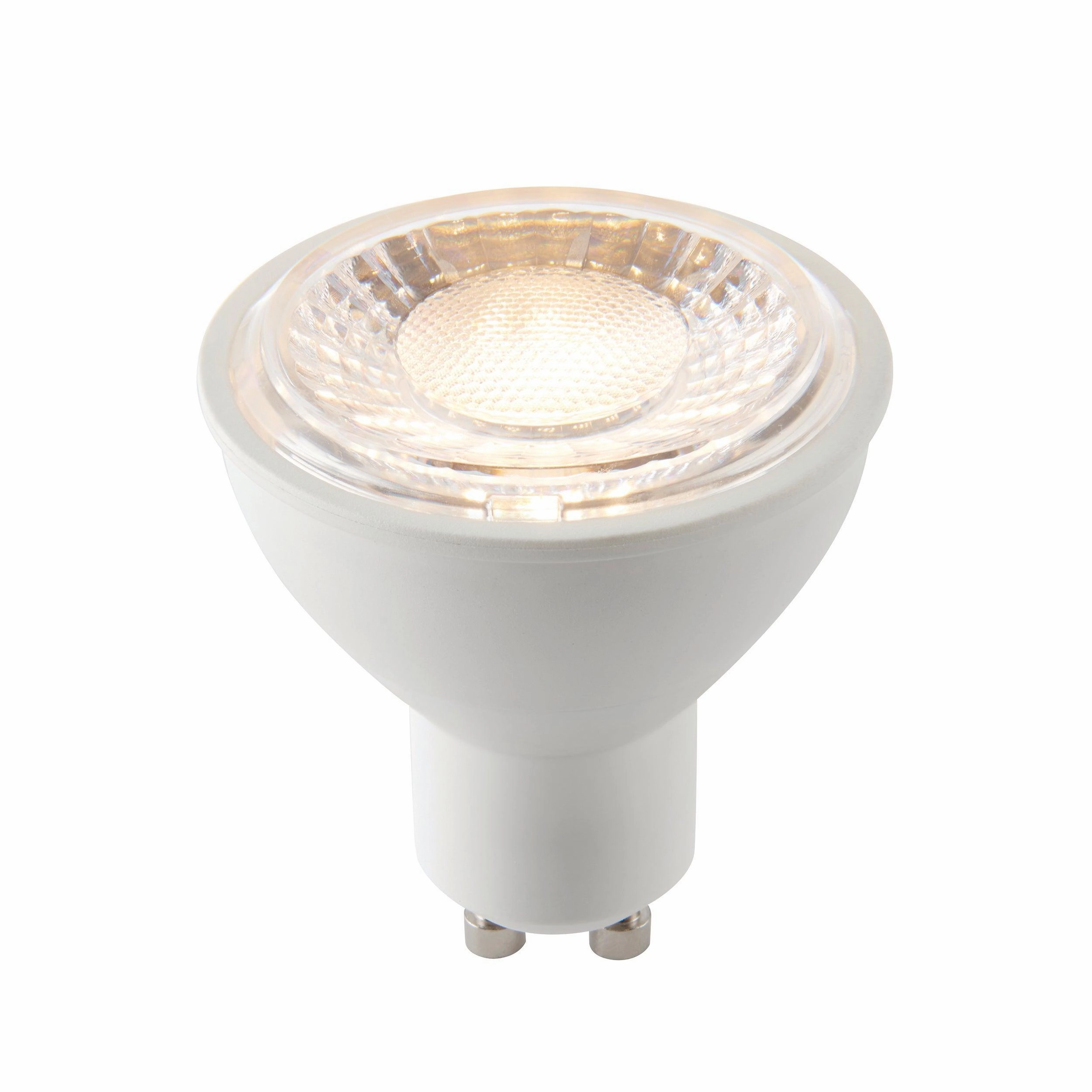 GU10 LED Dimmable Lamp Bulb 60 degree Angle 7W - Warm White contemporary ceiling fixture