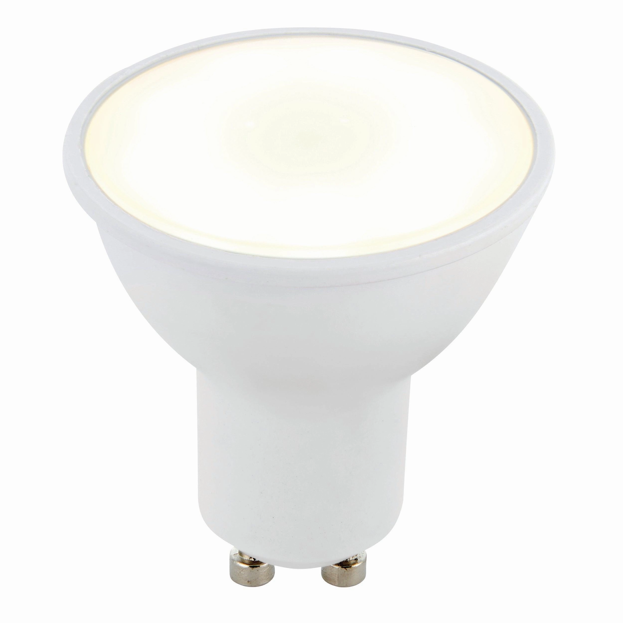 GU10 LED Lamp Bulb 120 Degree Beam Angle 5W - Cool White contemporary ceiling fixture