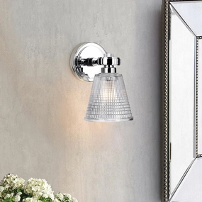 Gunnislake Polished Chrome Bathroom Wall Light vintage desk lamp