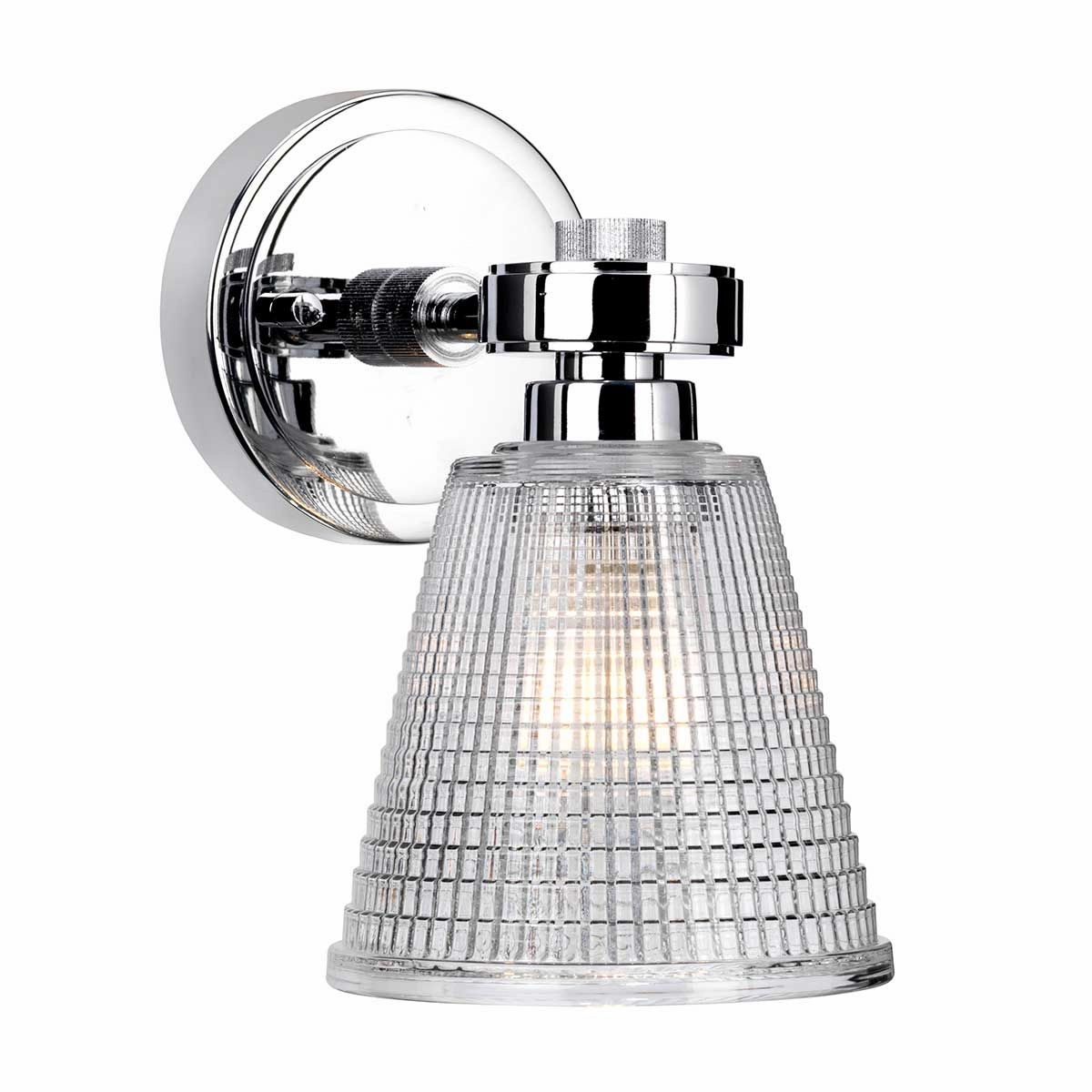 Gunnislake Polished Chrome Bathroom Wall Light